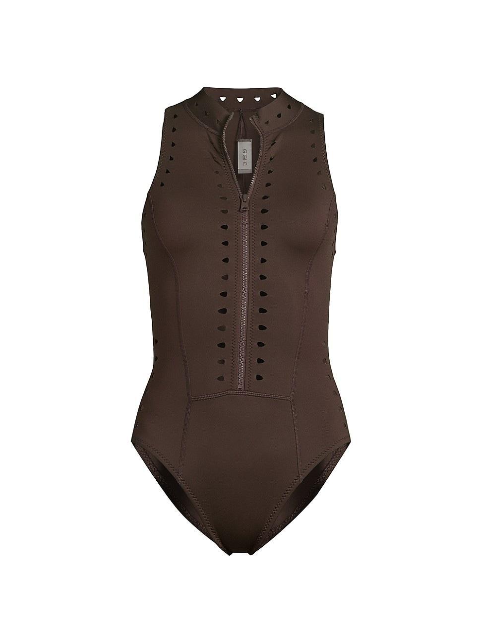 Womens Mathilda Cut-Out One-Piece Swimsuit Product Image