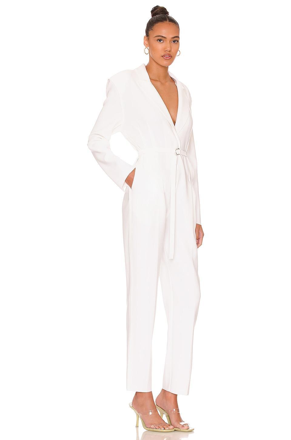 Single Breasted Tapered Leg Jumpsuit Product Image