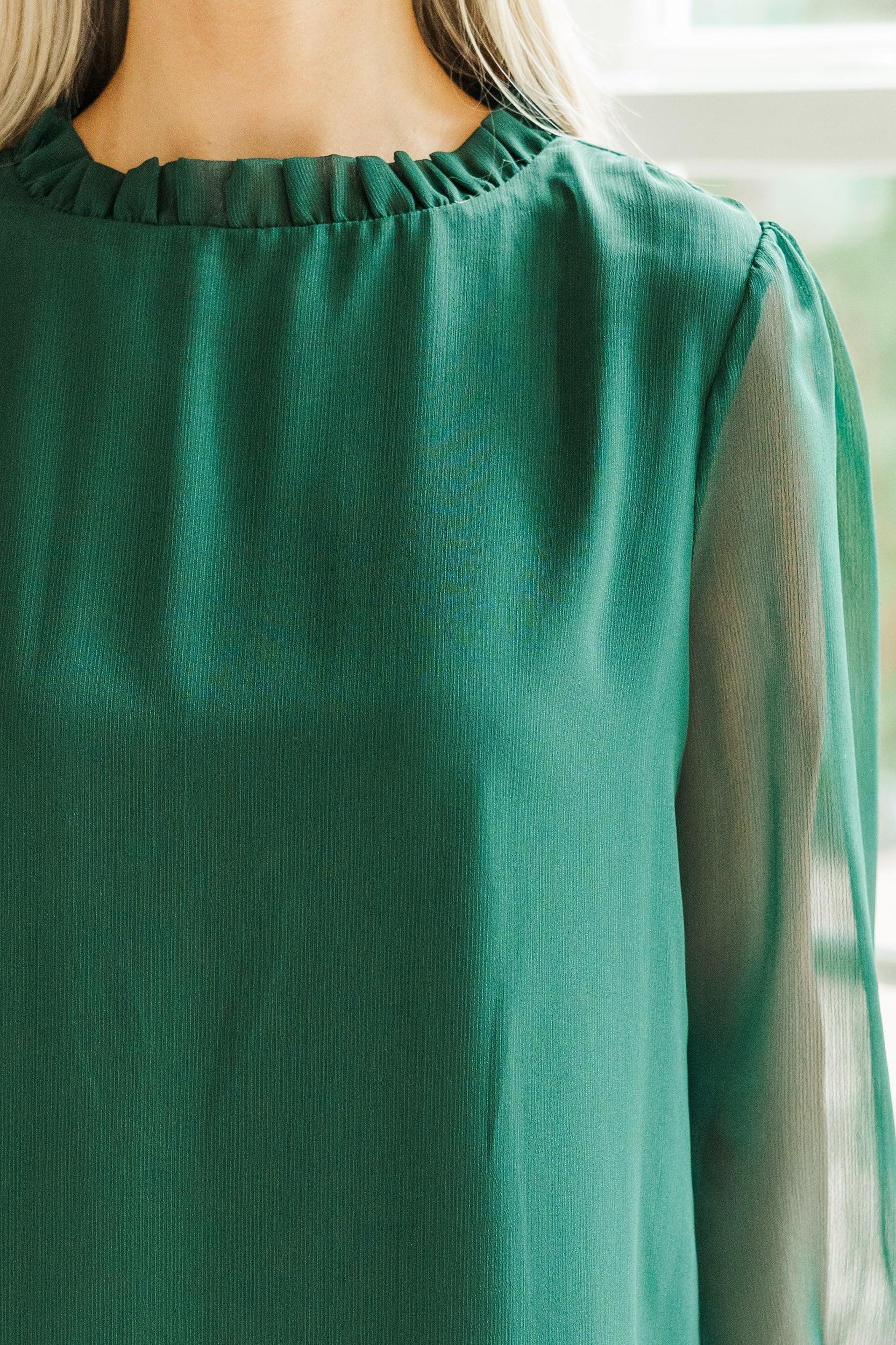 Dream Of The Day Emerald Blouse Female Product Image