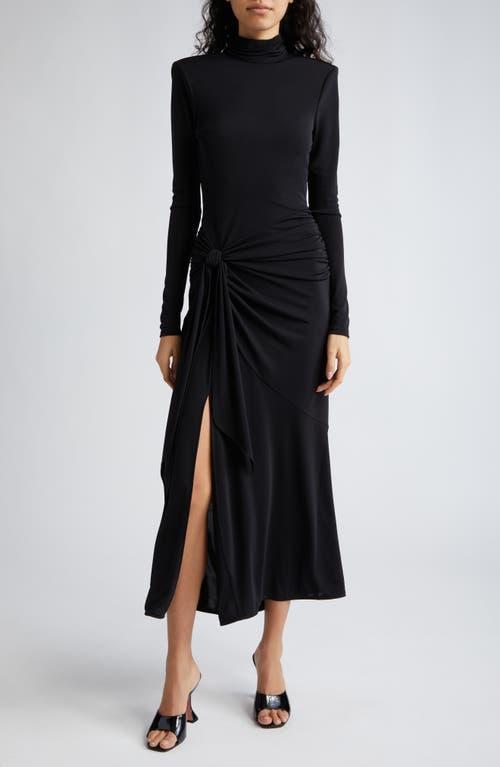 Womens Johnson Draped Turtleneck Midi-Dress Product Image