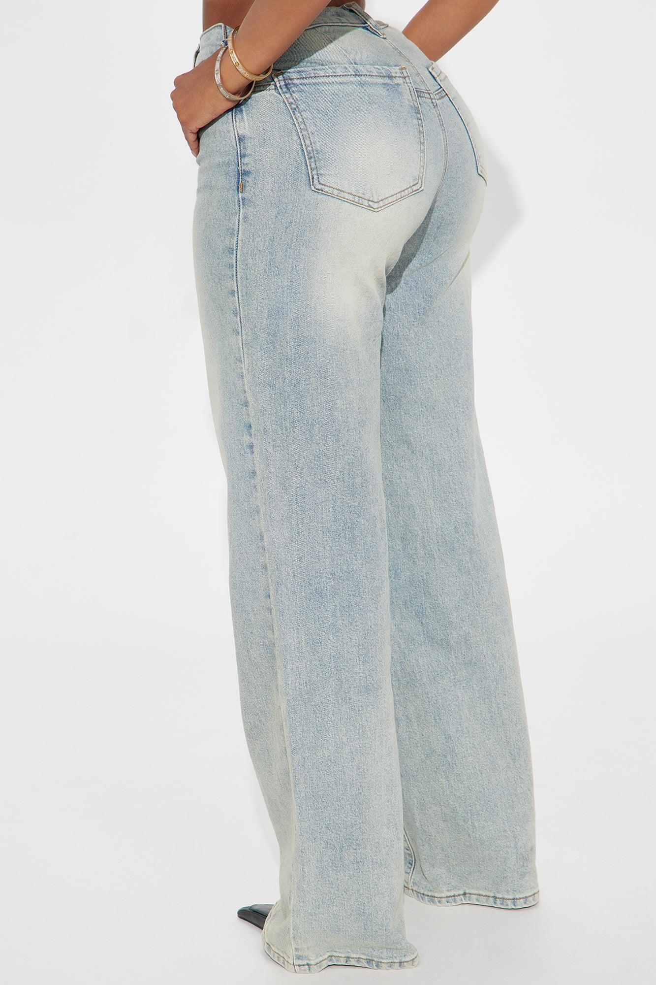 Favorite Classic Wide Leg Jeans - Vintage Wash Female Product Image