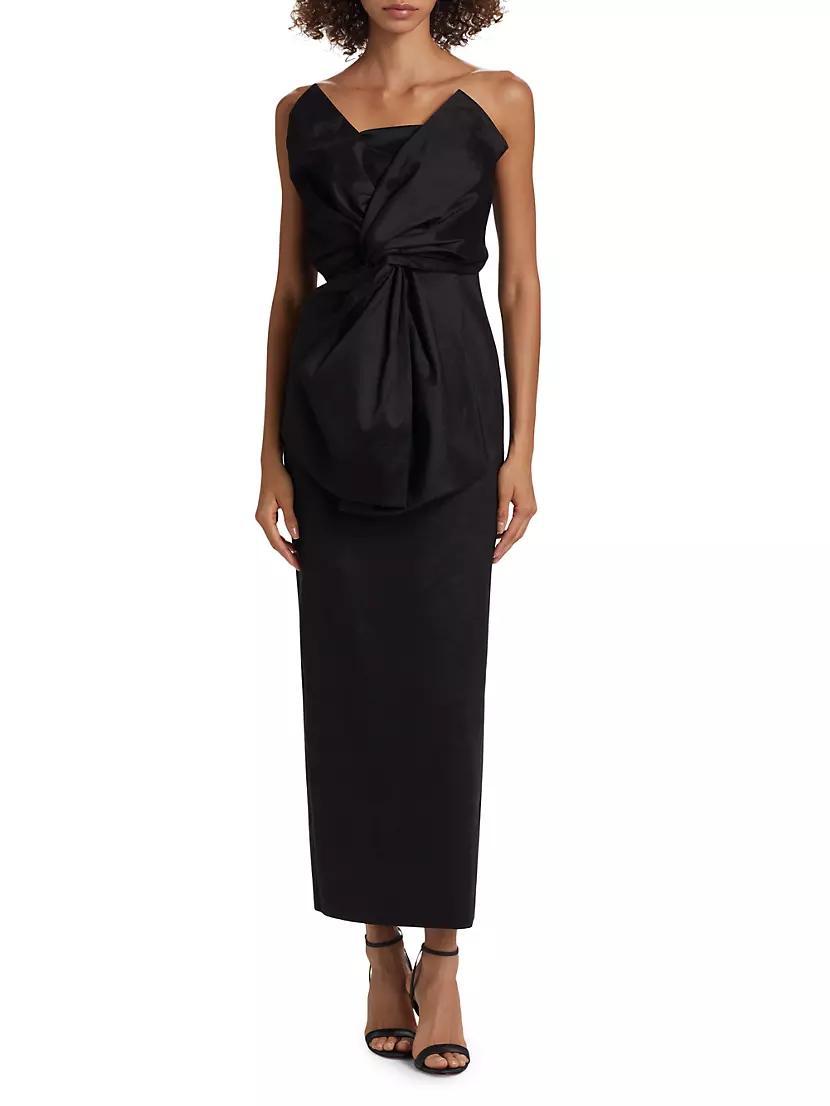Harlow Bow Taffeta Dress Product Image