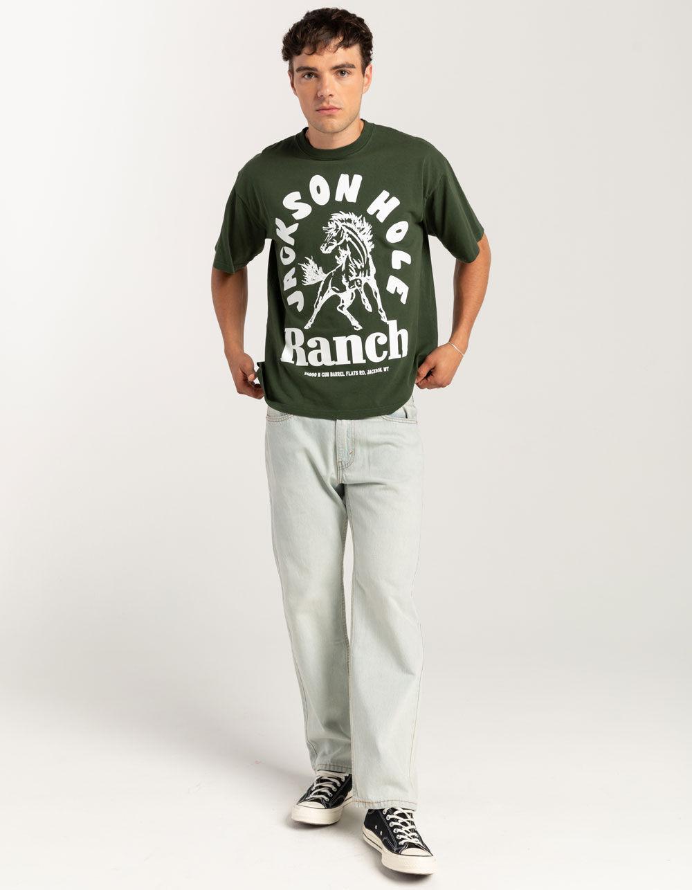 RANCH BY DIAMOND CROSS Canyon Mens Tee - GREEN Product Image