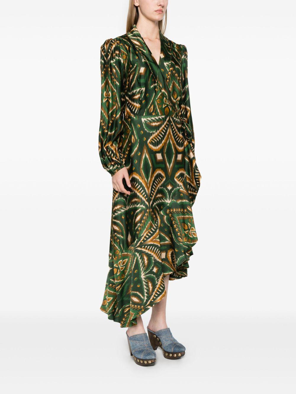 Pinneapple Ikat midi dress Product Image