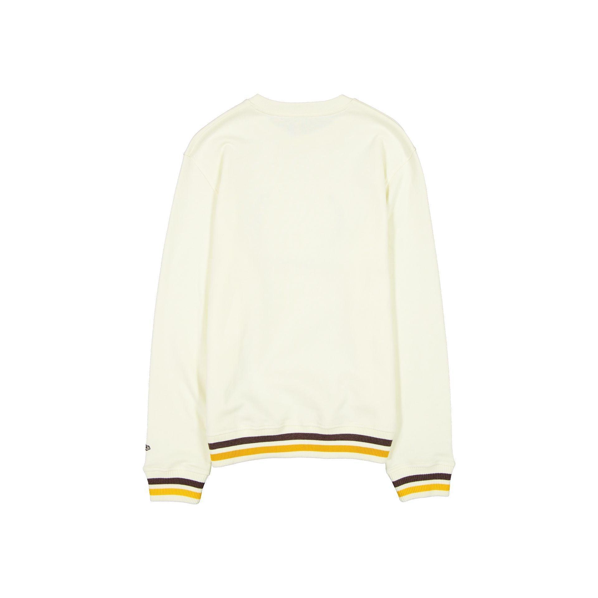 Houston Astros Throwback Chrome White Crewneck Male Product Image