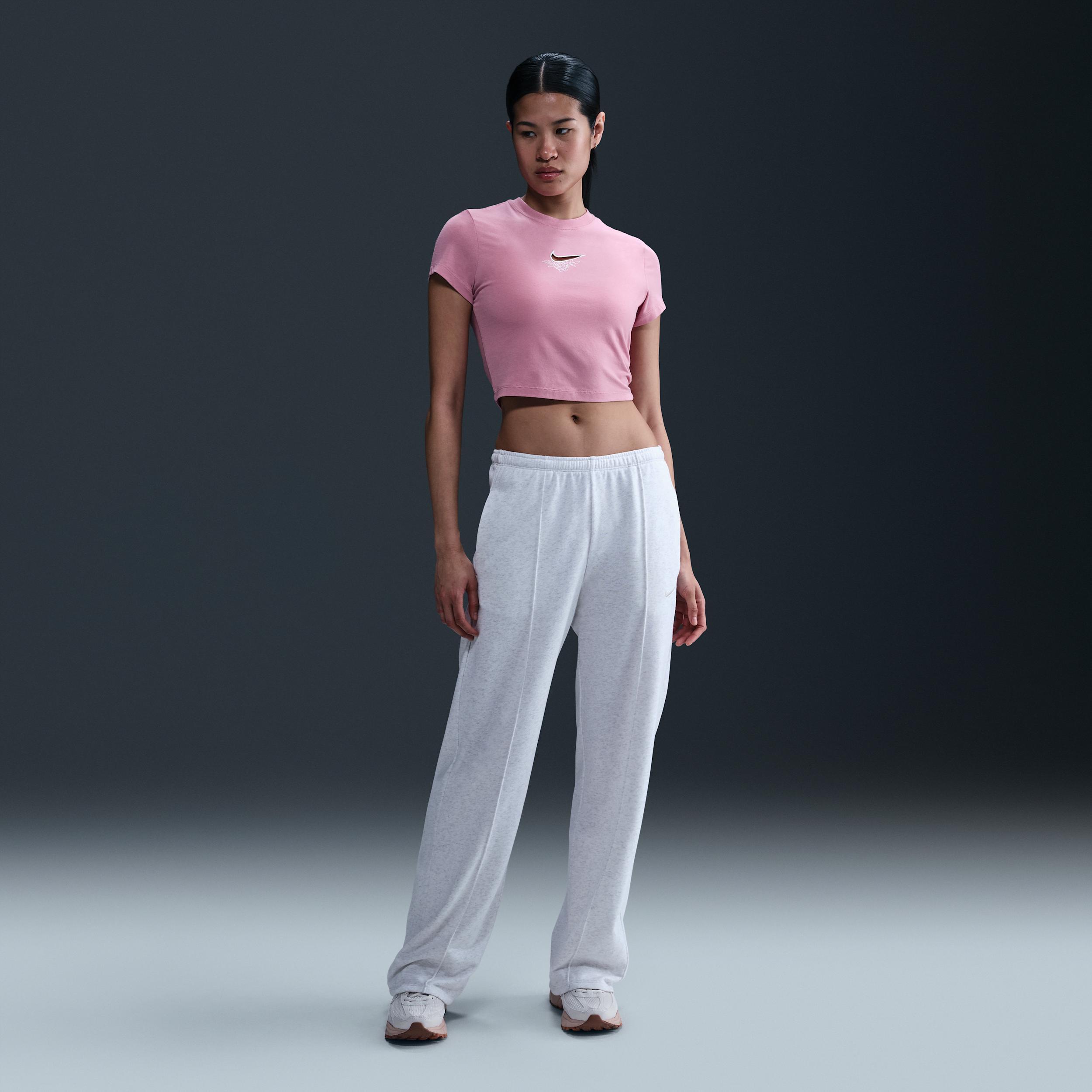 Nike Sportswear Chill Knit Women's Slim Cropped T-Shirt Product Image