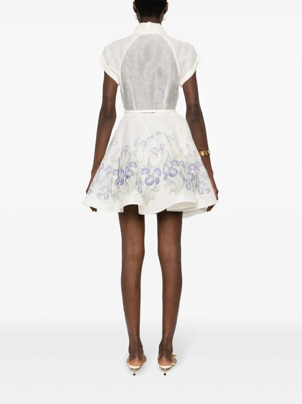 Natura Flip floral-print minidress Product Image