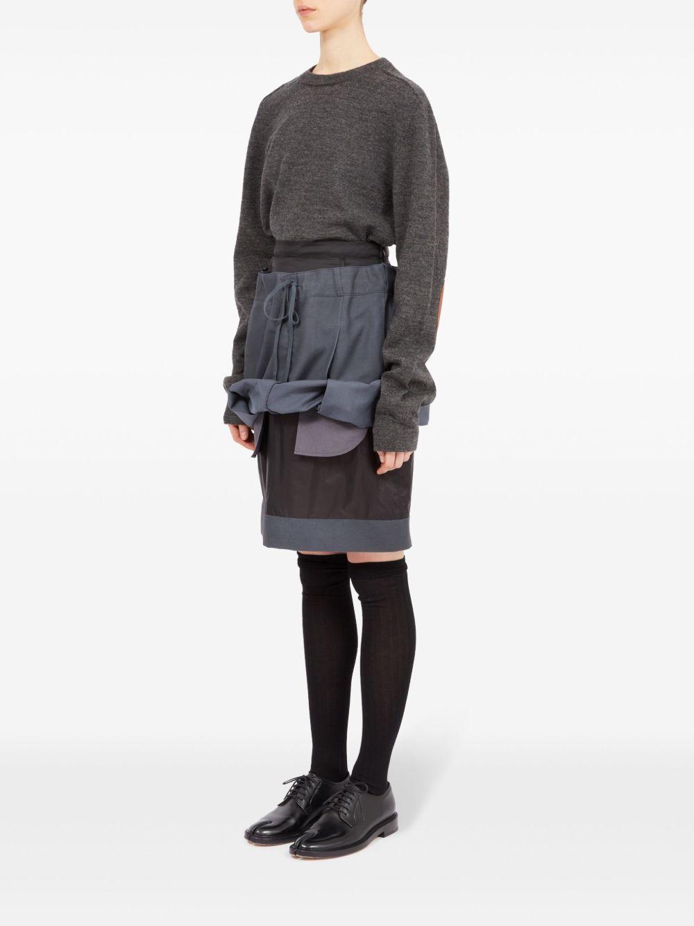 layered knee-length skirt Product Image