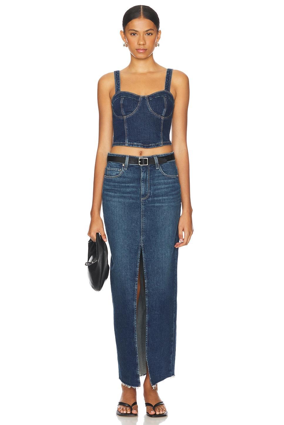 Guilia Denim Top PAIGE Product Image