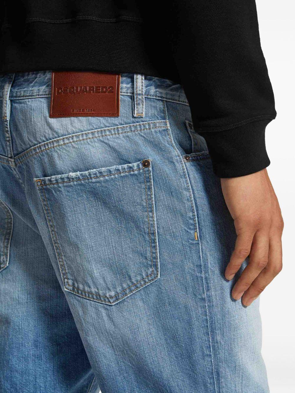 cotton denim shorts Product Image
