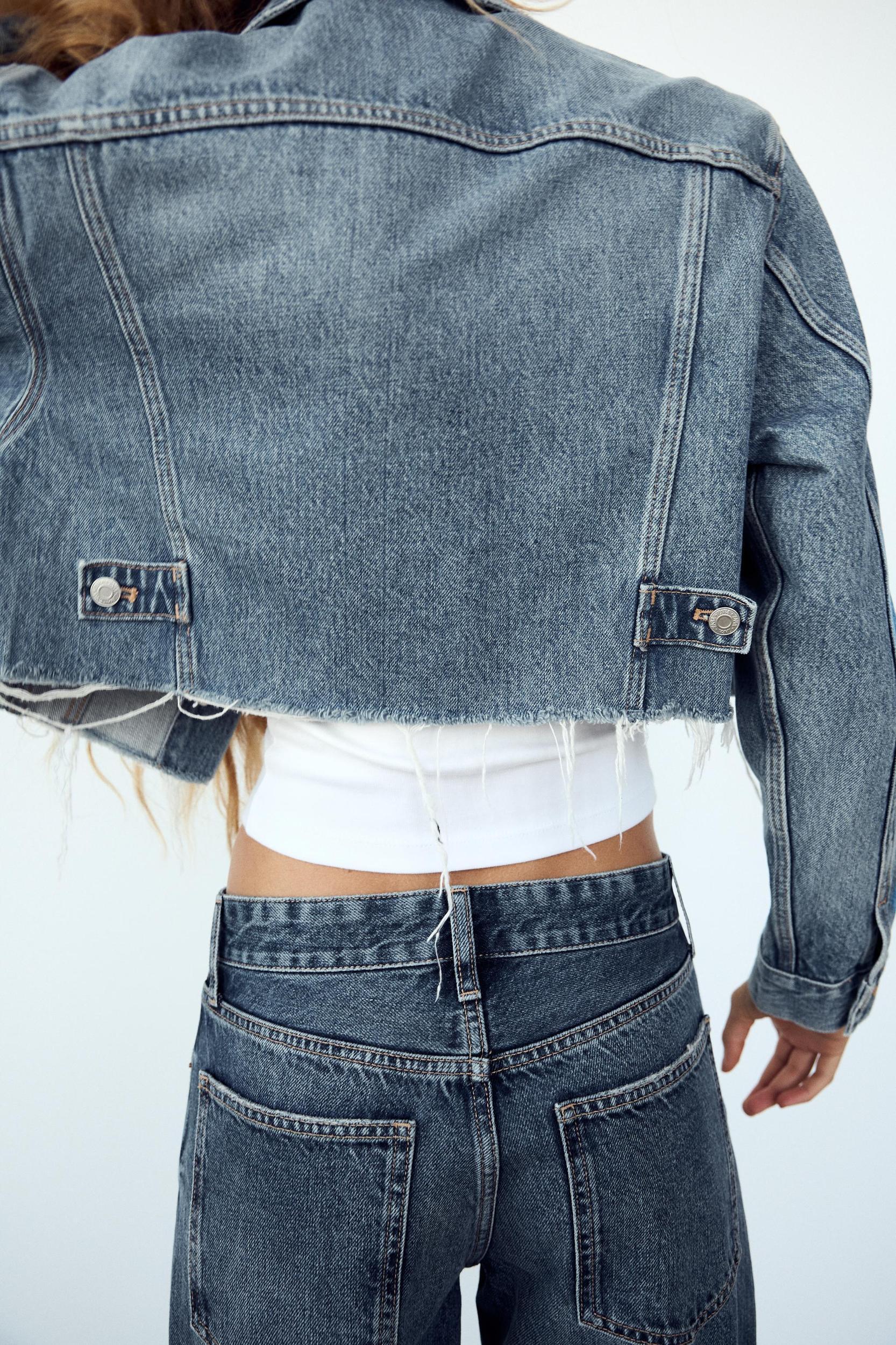 CROPPED DENIM JACKET Product Image