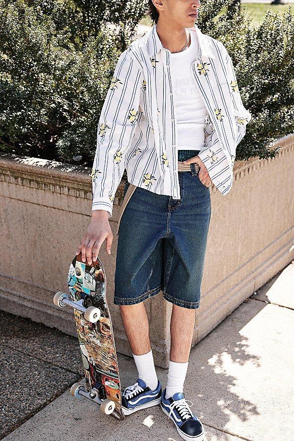 BDG Astro Baggy Washed Denim Jort Mens at Urban Outfitters Product Image