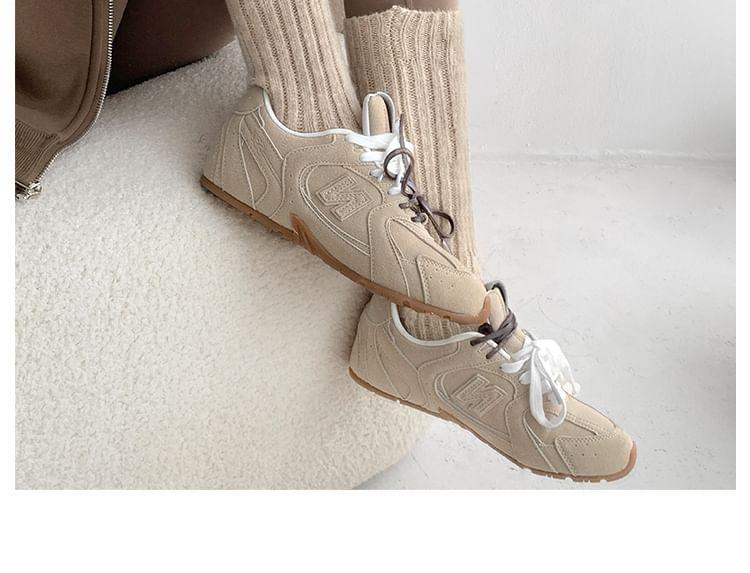 Ribbed-Knit Socks in 6 Colors Product Image