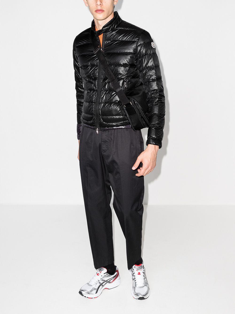 padded zip-front jacket Product Image