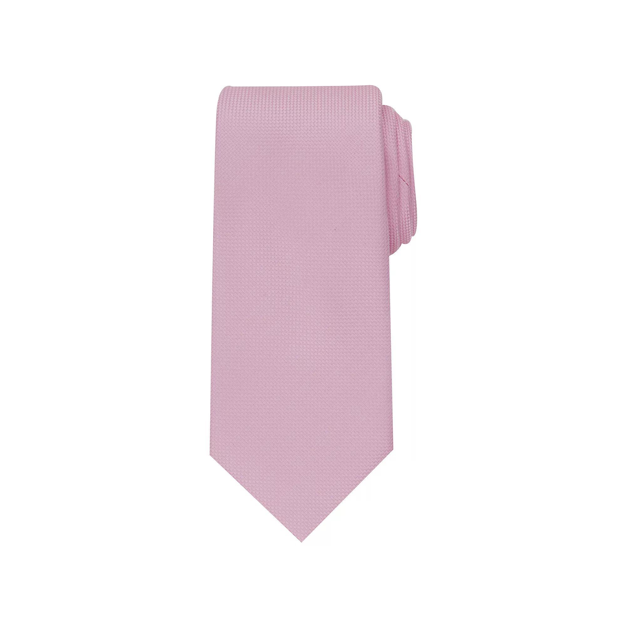 Men's Bespoke Solid Tie, Pink Oxford Product Image