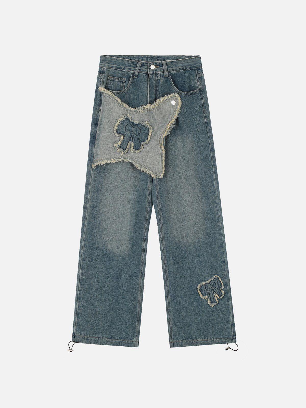 Aelfric Eden Fringe Bow Jeans Female Product Image