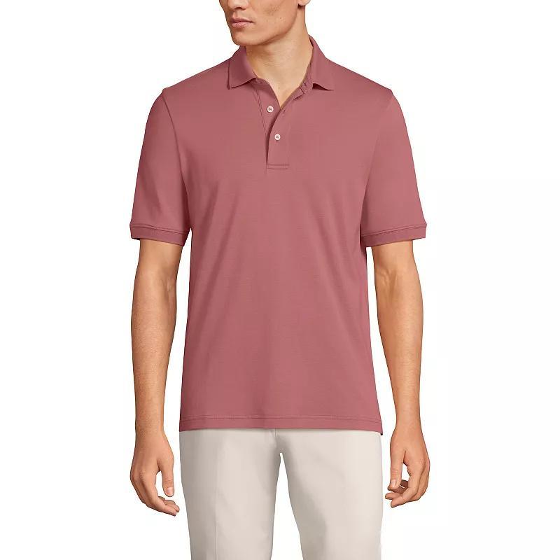 Big & Tall Lands' End Super Soft Supima Polo, Men's, Size: XXL Tall, Pale Grey Blue Product Image