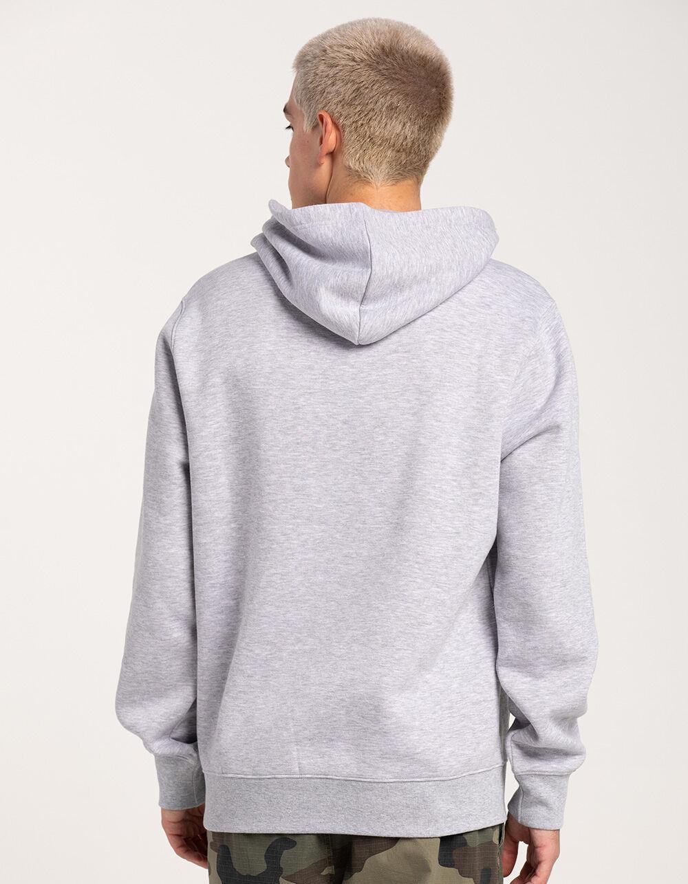 RSQ Mens Pullover Fleece Hoodie - HEATHER GRAY Product Image