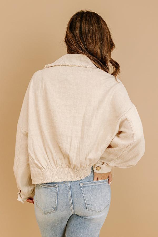 City Layers Linen-Blend Jacket Product Image