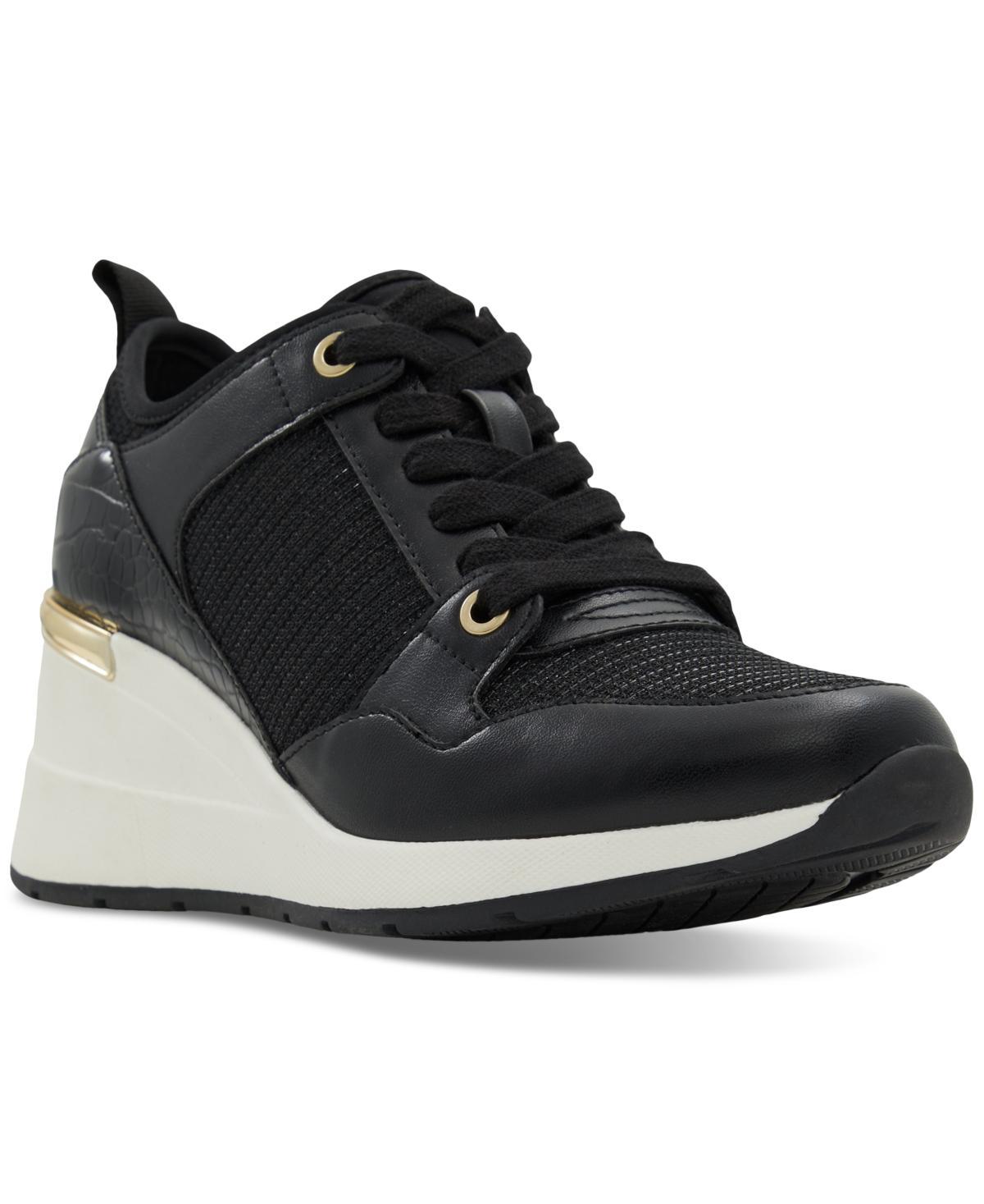 Aldo Womens Kourtt Lace-Up Wedge Sneakers Product Image