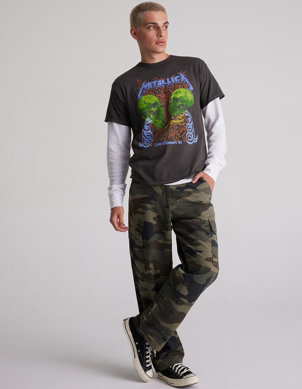 RSQ Mens Loose Cargo Ripstop Pants - ACORN Product Image