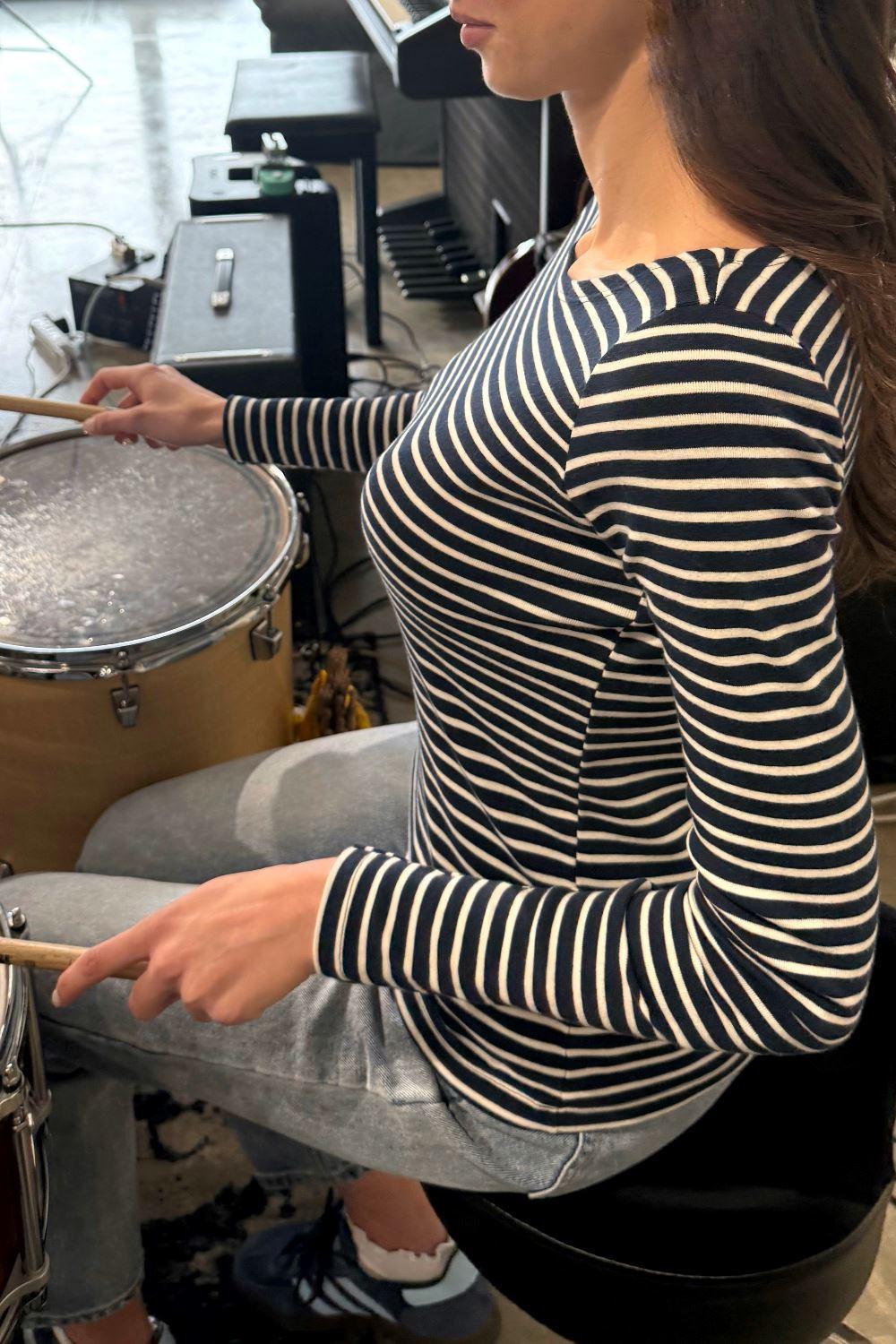 Catalina Striped Top Product Image