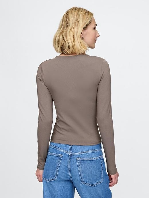 Modern Compact Jersey Cropped T-Shirt Product Image