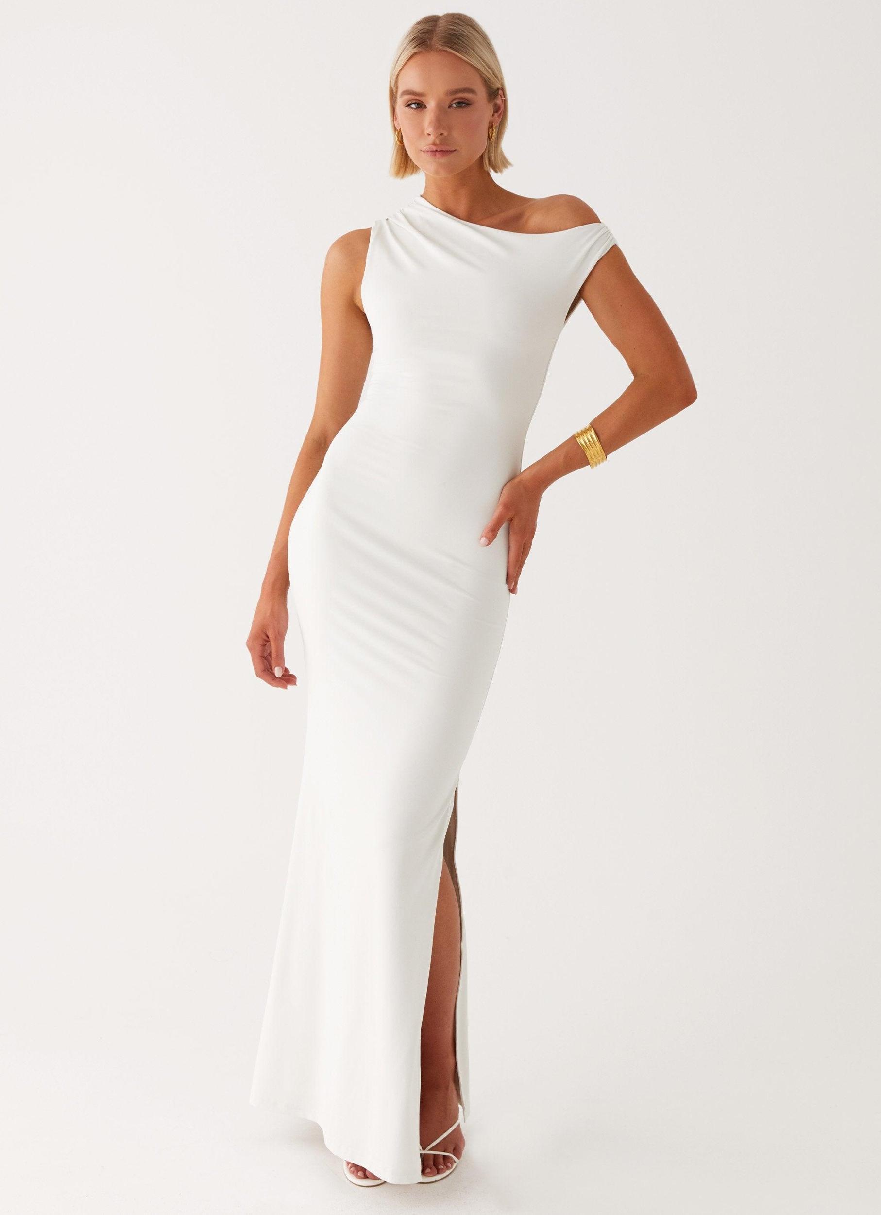 Mendes Maxi Dress - White Product Image