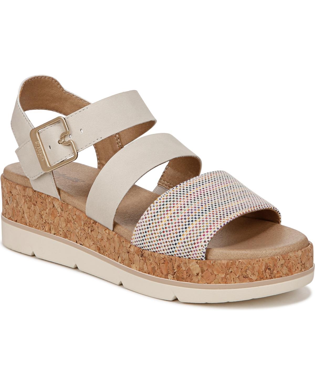 Dr. Scholl's Once Twice Women's Platform Sandals, Size: 7, Tawny Brown Product Image