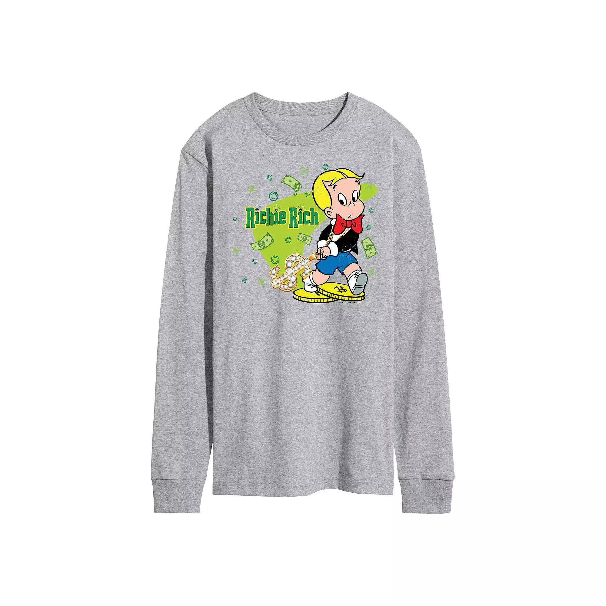 Mens Richie Rich Long Sleeve Graphic Tee Product Image