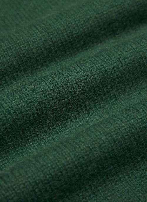 plush cashmere oversized v-neck sweater Product Image