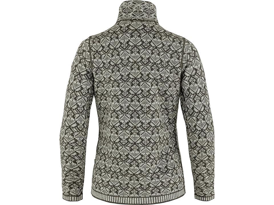 Fjallraven Snow Cardigan (Dark ) Women's Sweater Product Image
