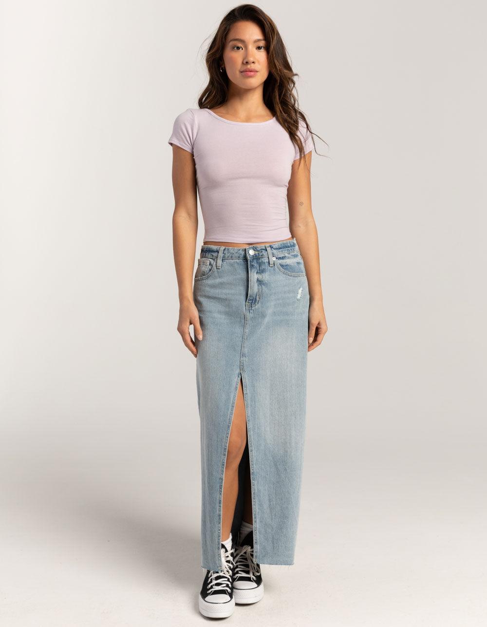 TILLYS Low Back Womens Tee - LAVENDAR Product Image