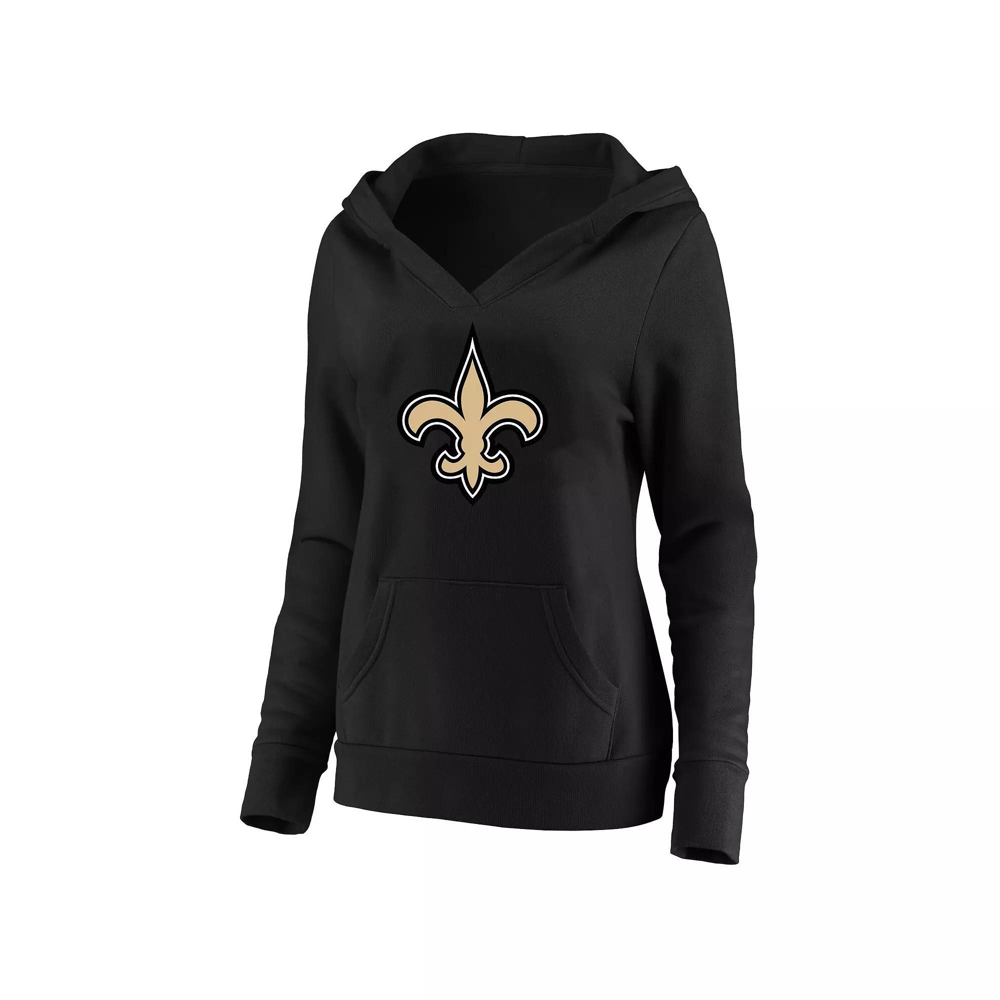 Womens Fanatics College Navy Seattle Seahawks Plus Size V-Neck Pullover Hoodie Product Image