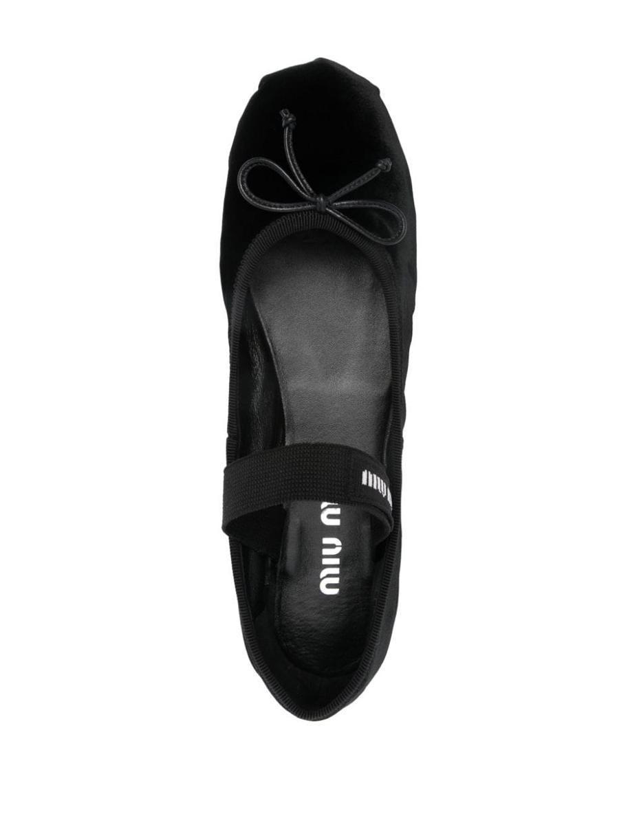 logo-strap ballerina shoes Product Image