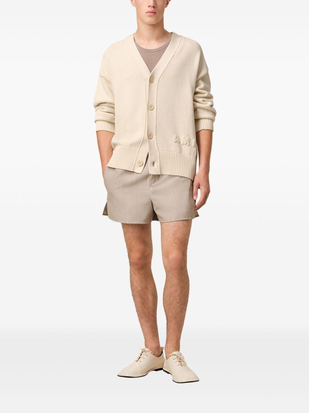 logo-embroidered cardigan Product Image