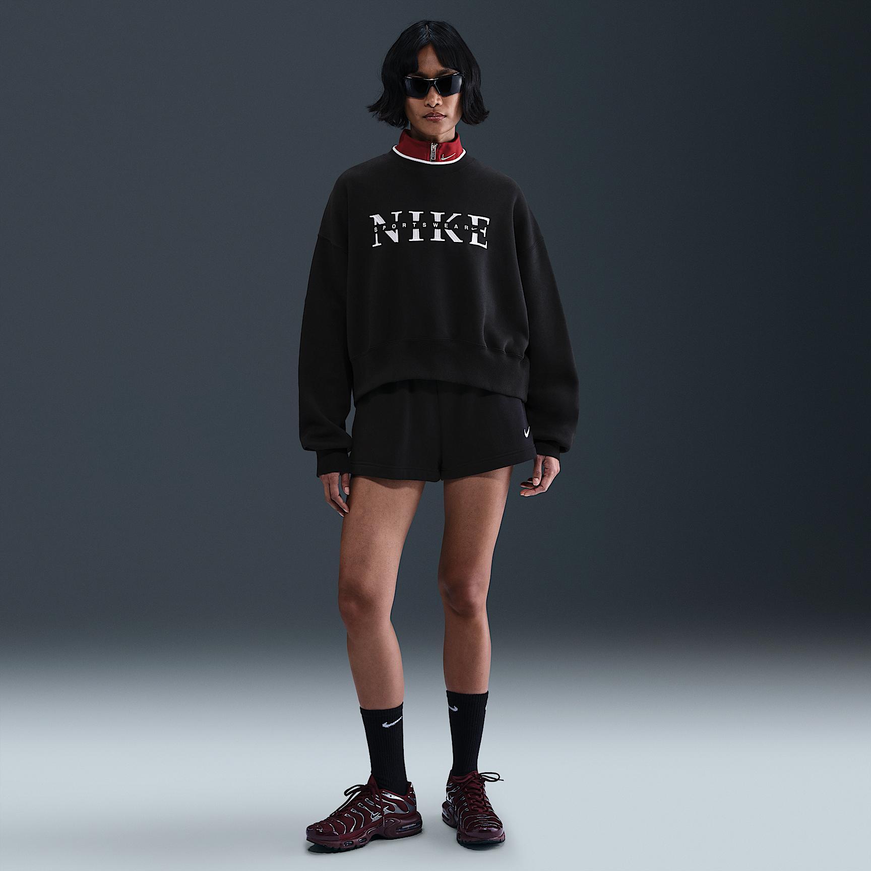 Women's Nike Sportswear Phoenix Fleece Oversized Crew-Neck Sweatshirt Product Image