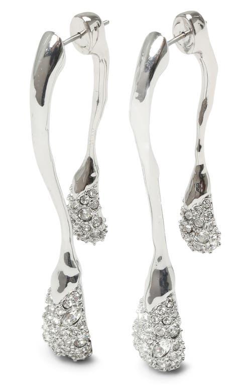 Alexis Bittar Solanales Crystal Front Back Link Earrings Product Image