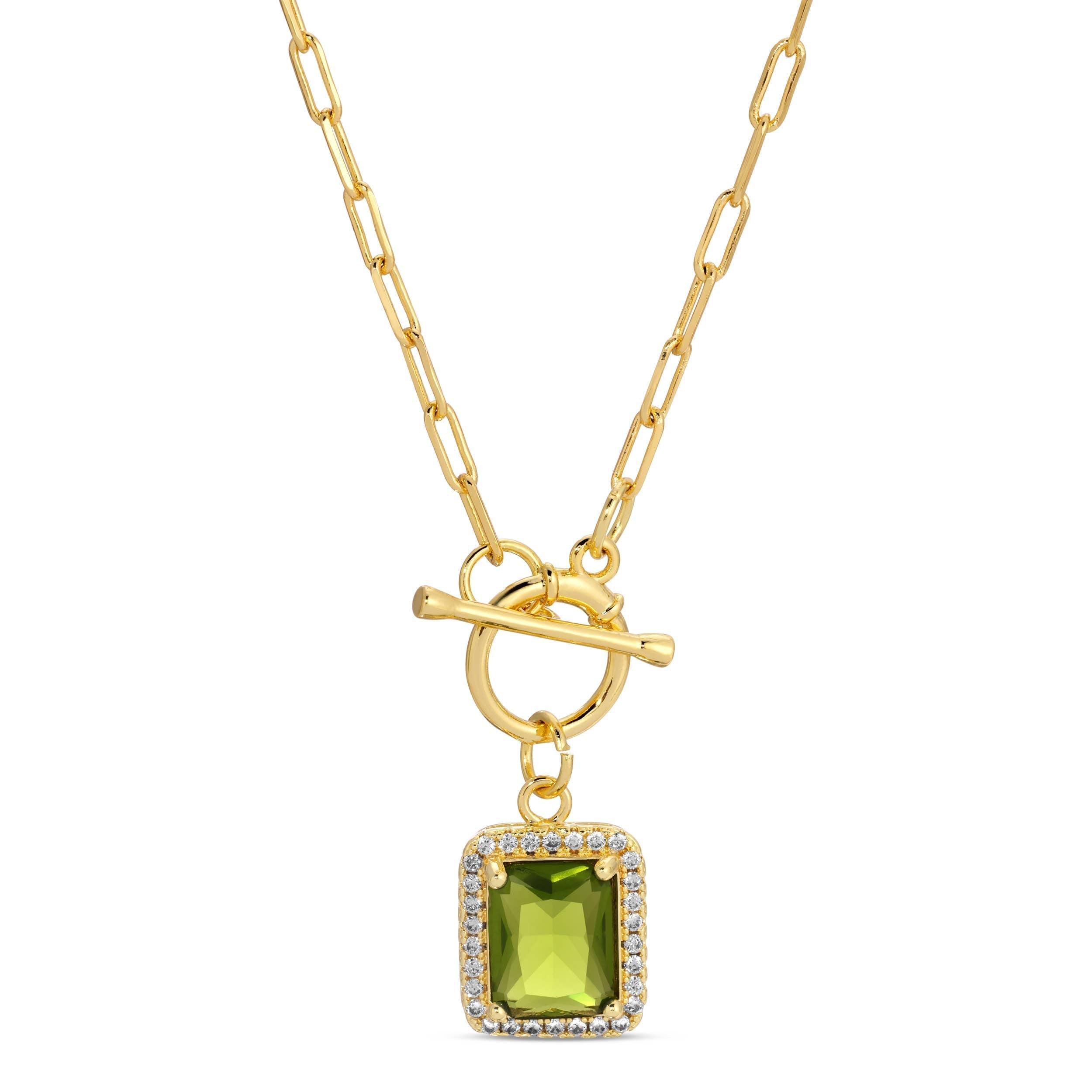Elegant Pendant Toggle Necklace Product Image
