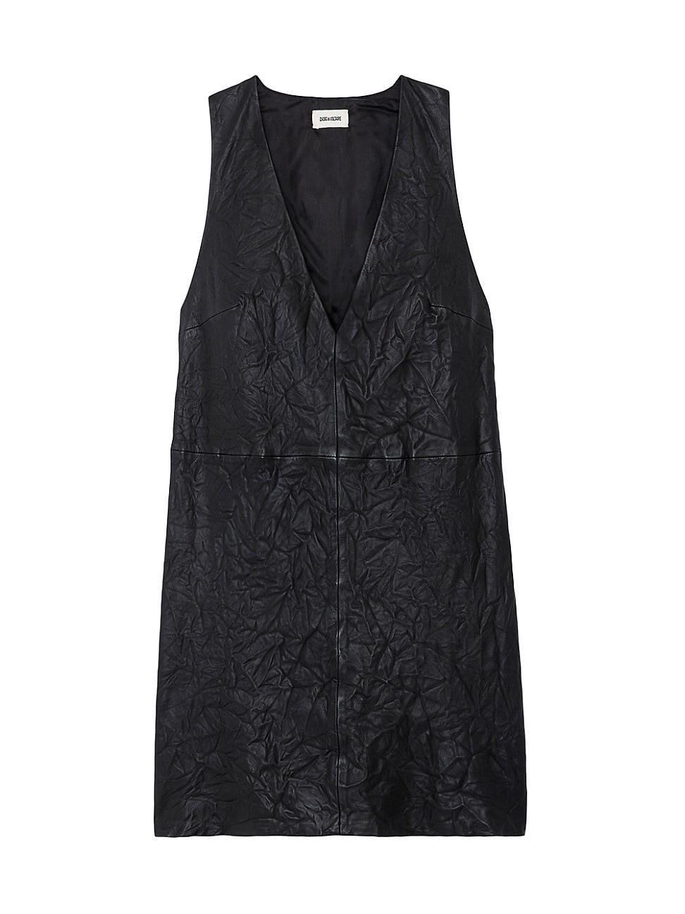 Zadig & Voltaire Rasha Leather Dress Product Image
