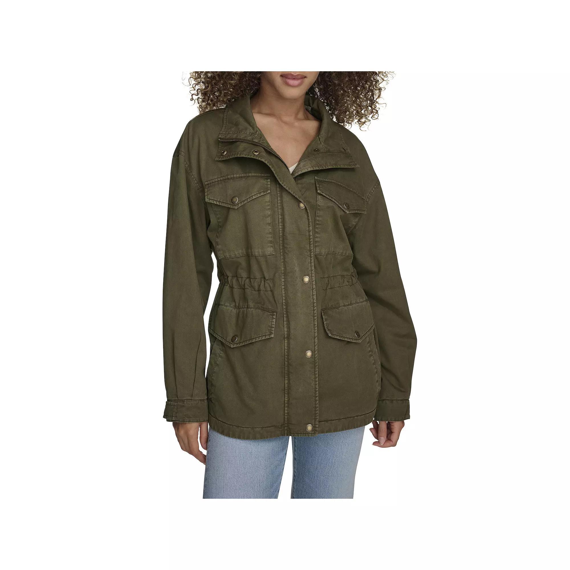 Women's Levi's® Lightweight Military Jacket, Size: XS, Green Product Image