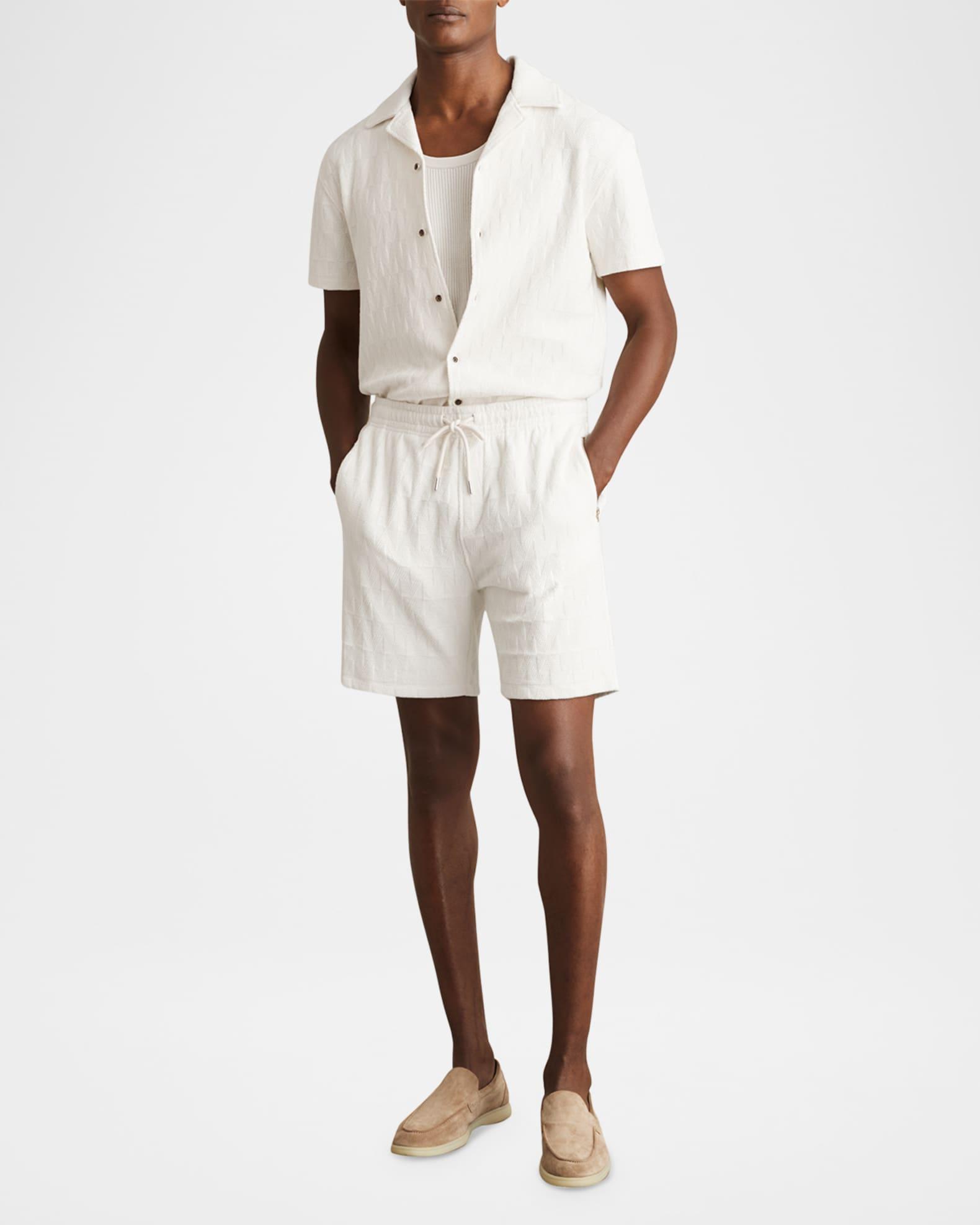 Mens Ackling Geo Knit Camp Shirt Product Image