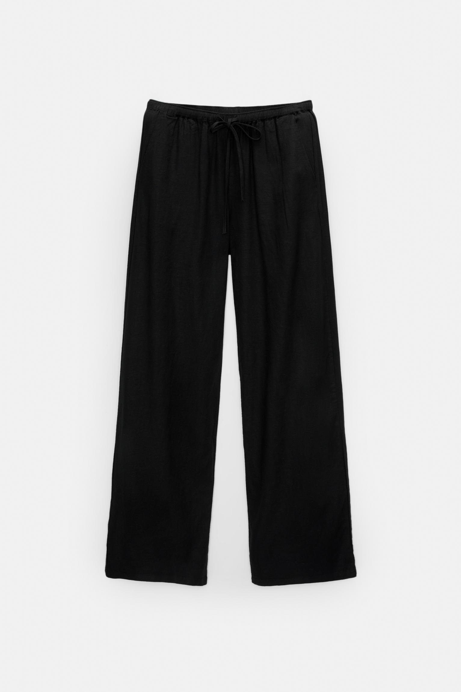 Linen blend sweatpants Product Image