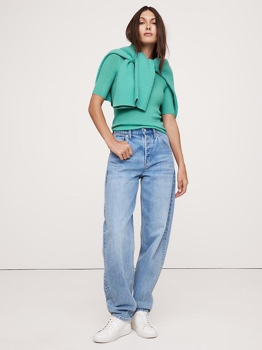 Featherweight Cashmere Scoop-Neck Sweater Product Image