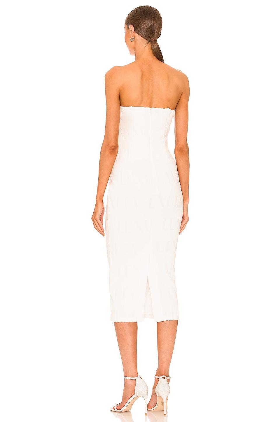 Strapless Midi Dress with Pockets LaQuan Smith Product Image