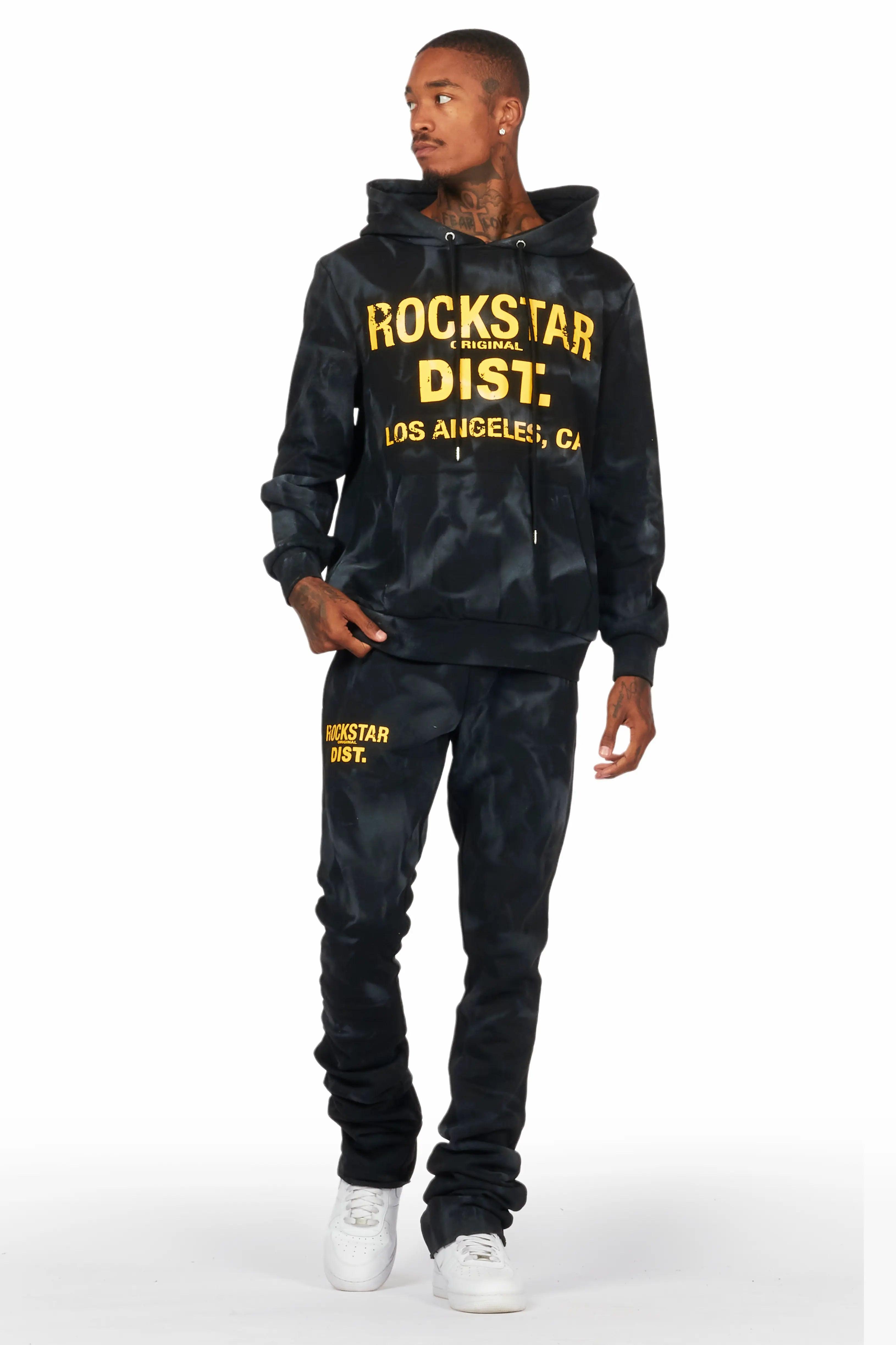 Nelly Black Hoodie/Super Stacked Flare Track Set Male Product Image
