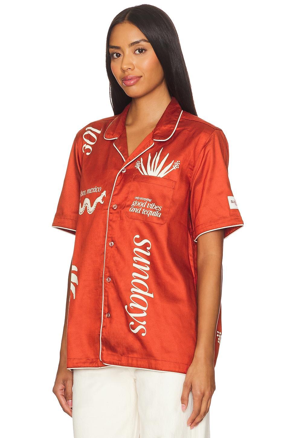 Good Vibes Woven Shirt Los Sundays Product Image