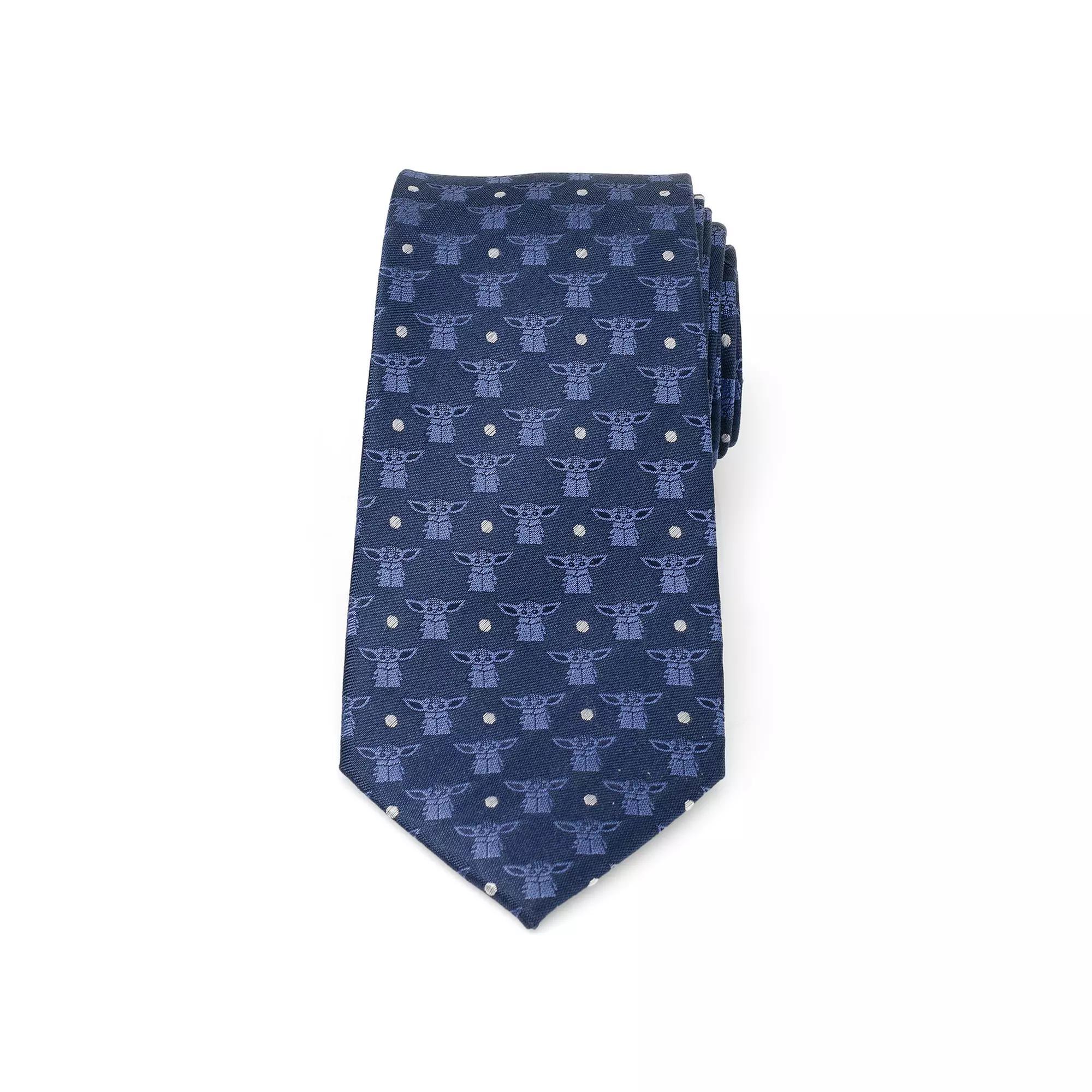 Men's Star Wars The Mandalorian Tie, Grogu Navy Blue Product Image
