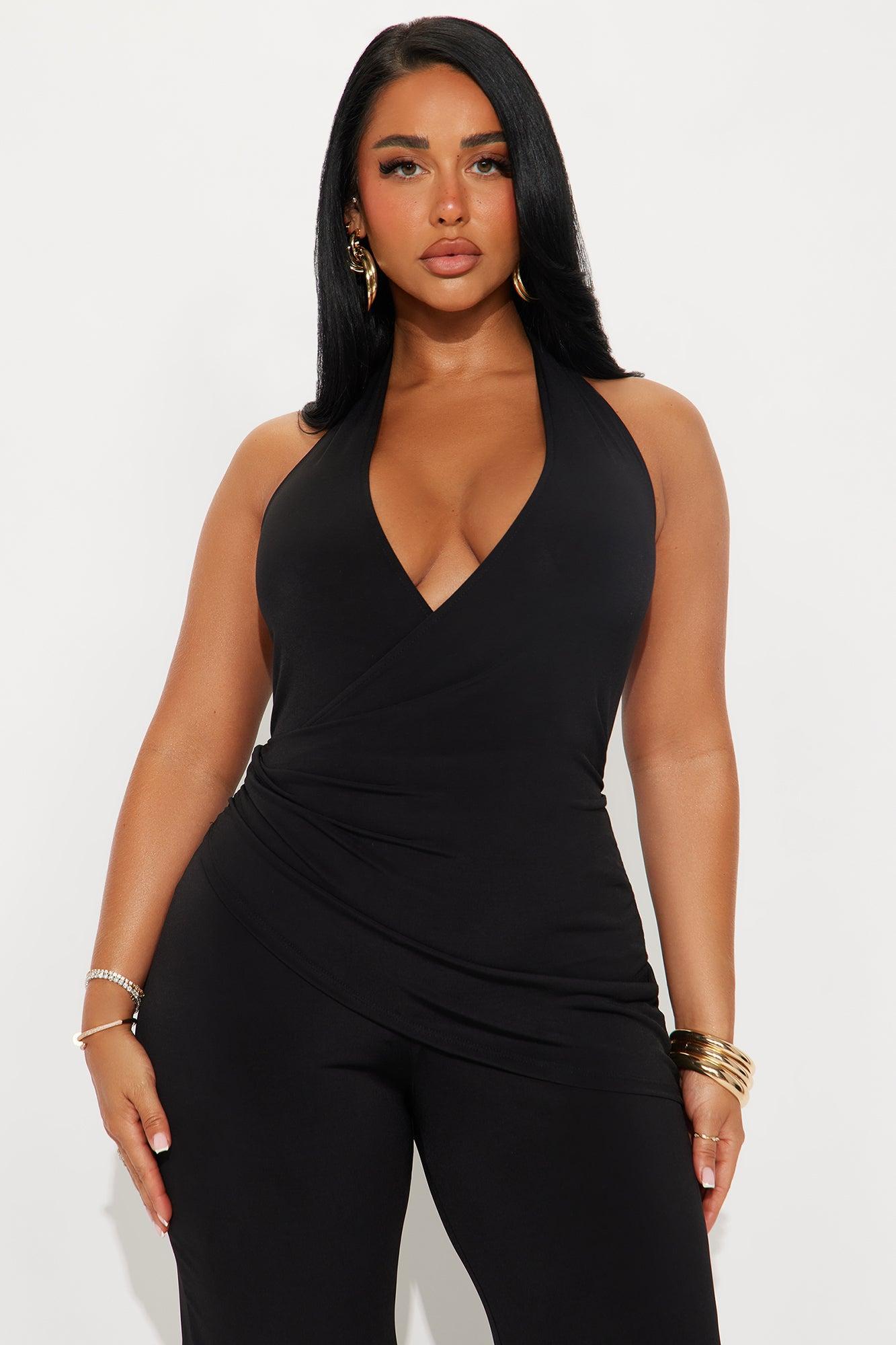 After Dark Fantasy Halter Jumpsuit - Black Product Image