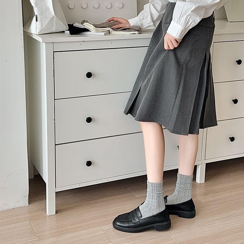 Plain Crew Socks Product Image